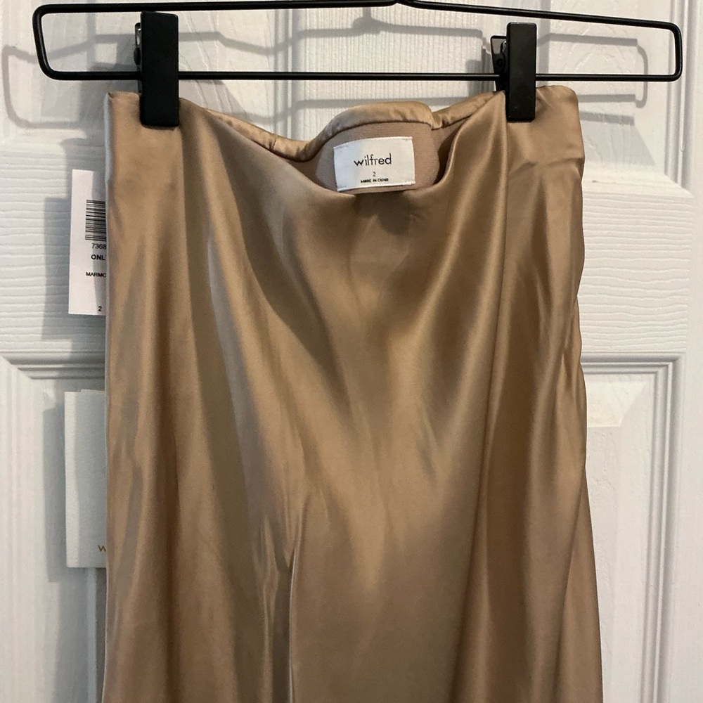 Wilfred Elegant Tan Skirt - Picture 4 of 8
